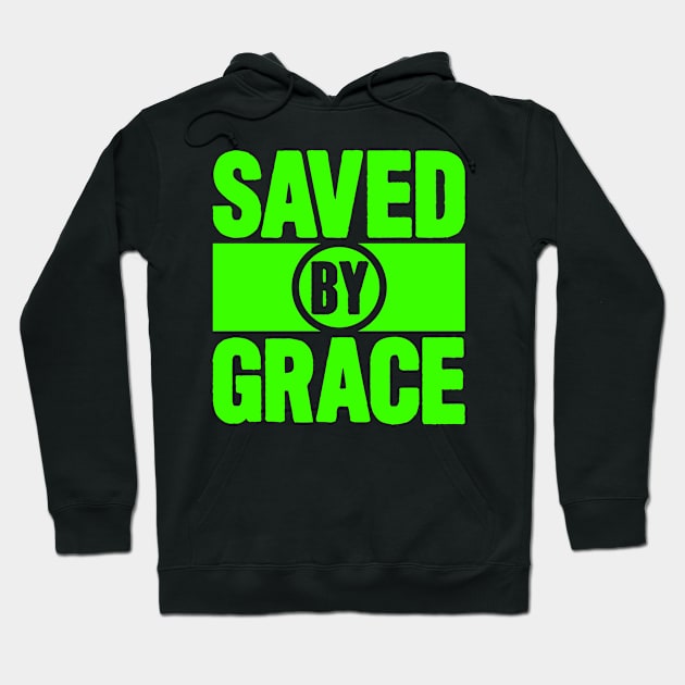 Saved By Grace Hoodie by Plushism